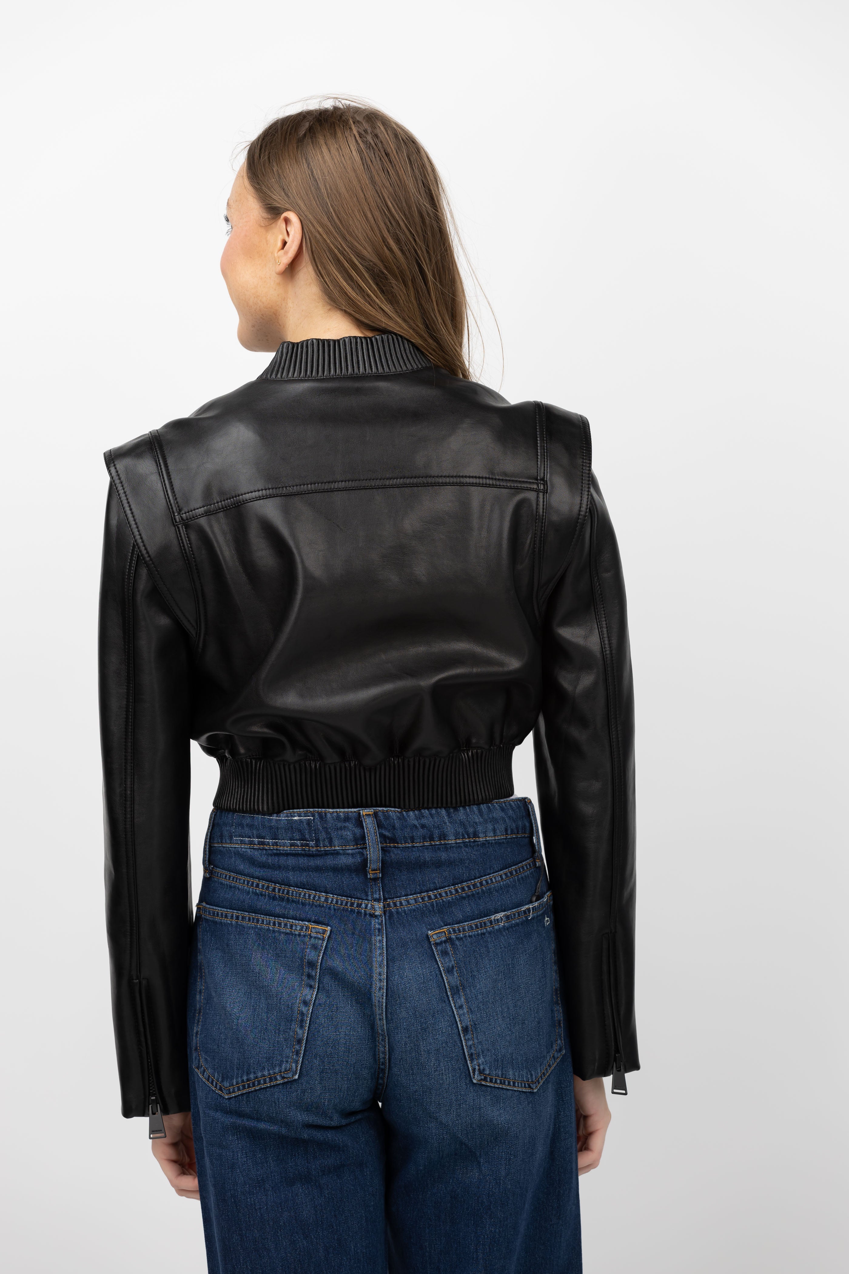 eaphi RANDOM BUTTON SHEER JACKET ブラック RANDOM BUTTON SHEER JACKET