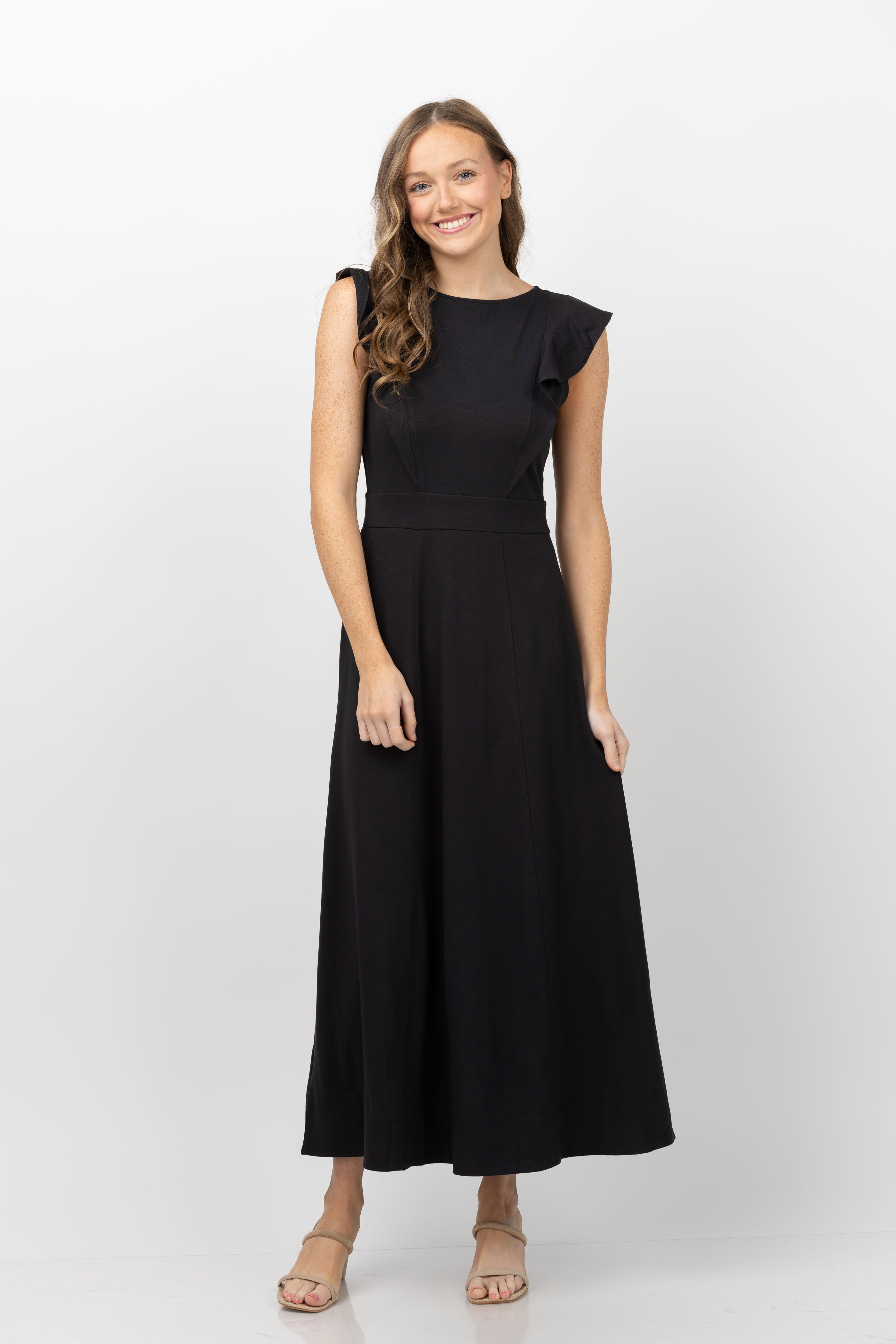 lilla p maxi dress Lilla P Maxi Dress In Black