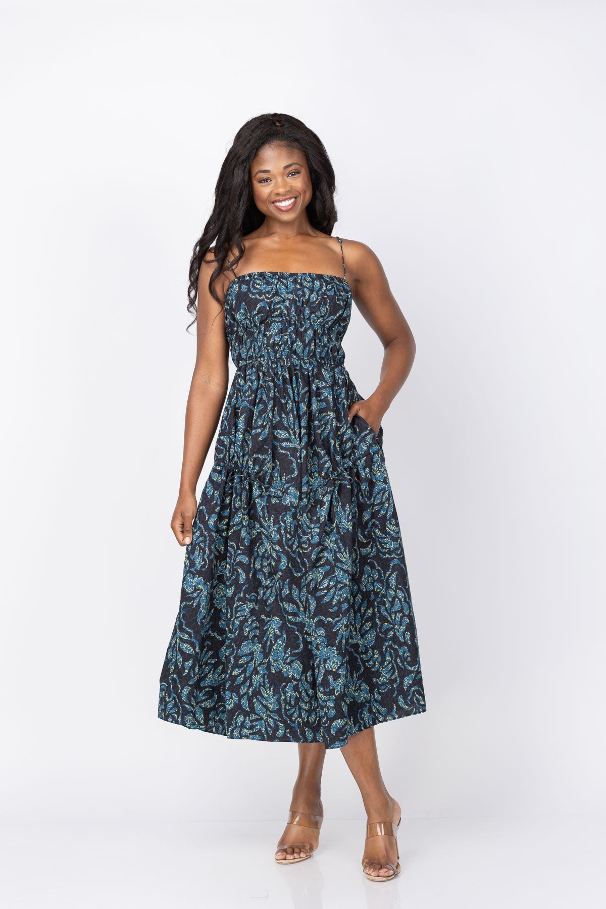 cami cotton dress Ulla Johnson Vidri in Midnight 2 / Midnight garden parties Color:Merry Christmas __flow_discontinued Royal Doulton – H.N.