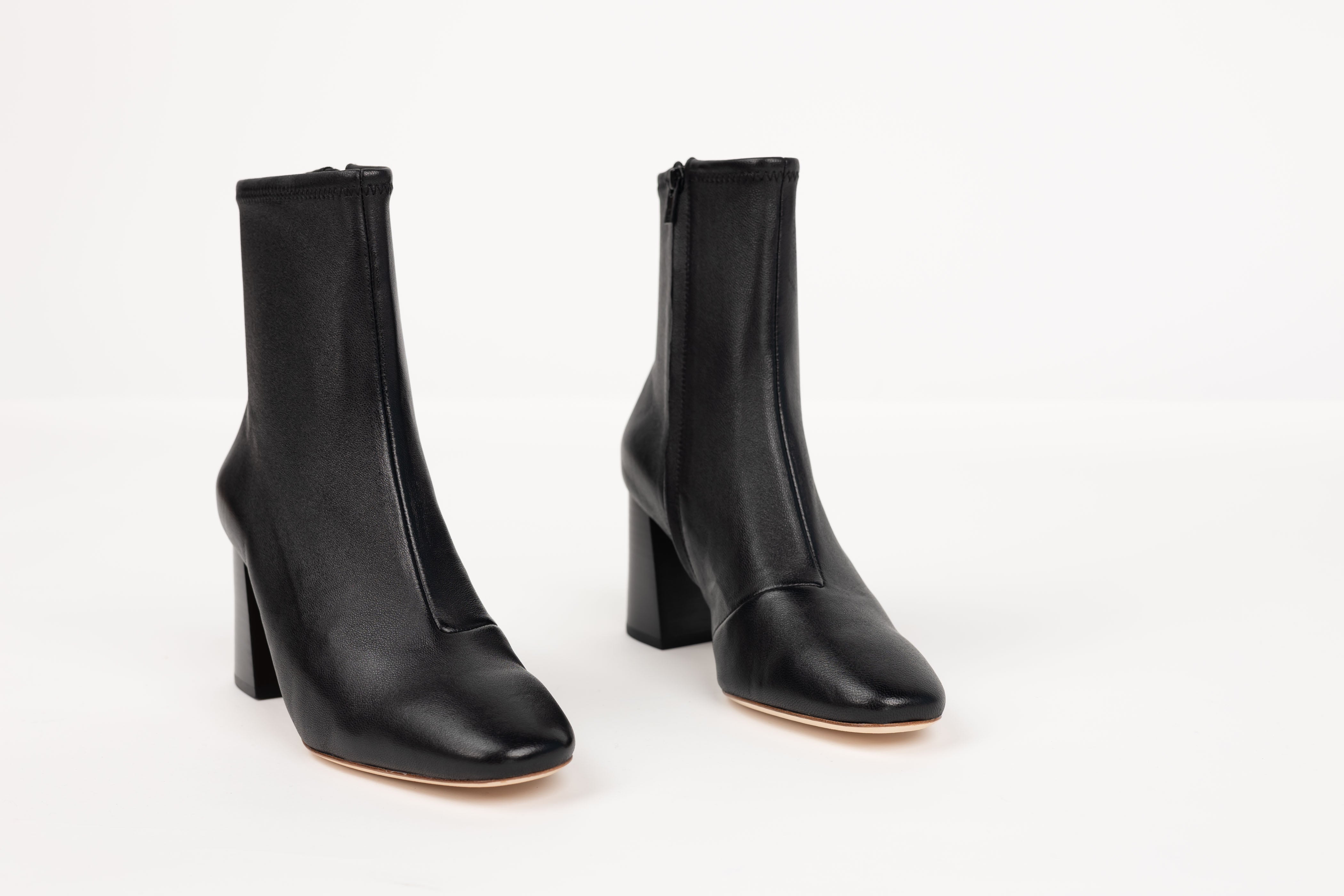 Loeffler randall gema leather ankle boots best sale