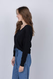 Lilla P Relaxed Sweater in Black