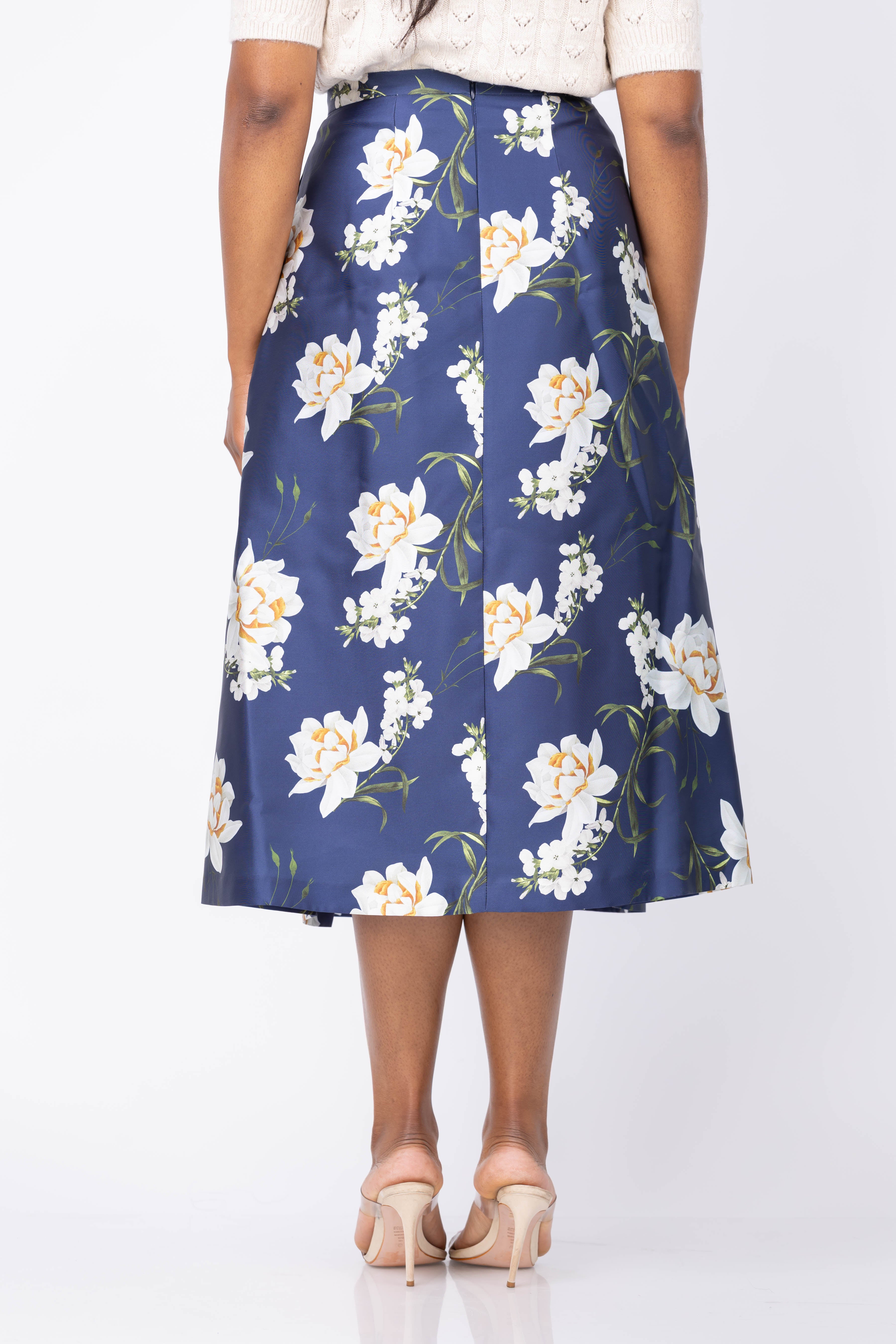 Sachin & Babi Tippy Skirt in Navy Narcissus