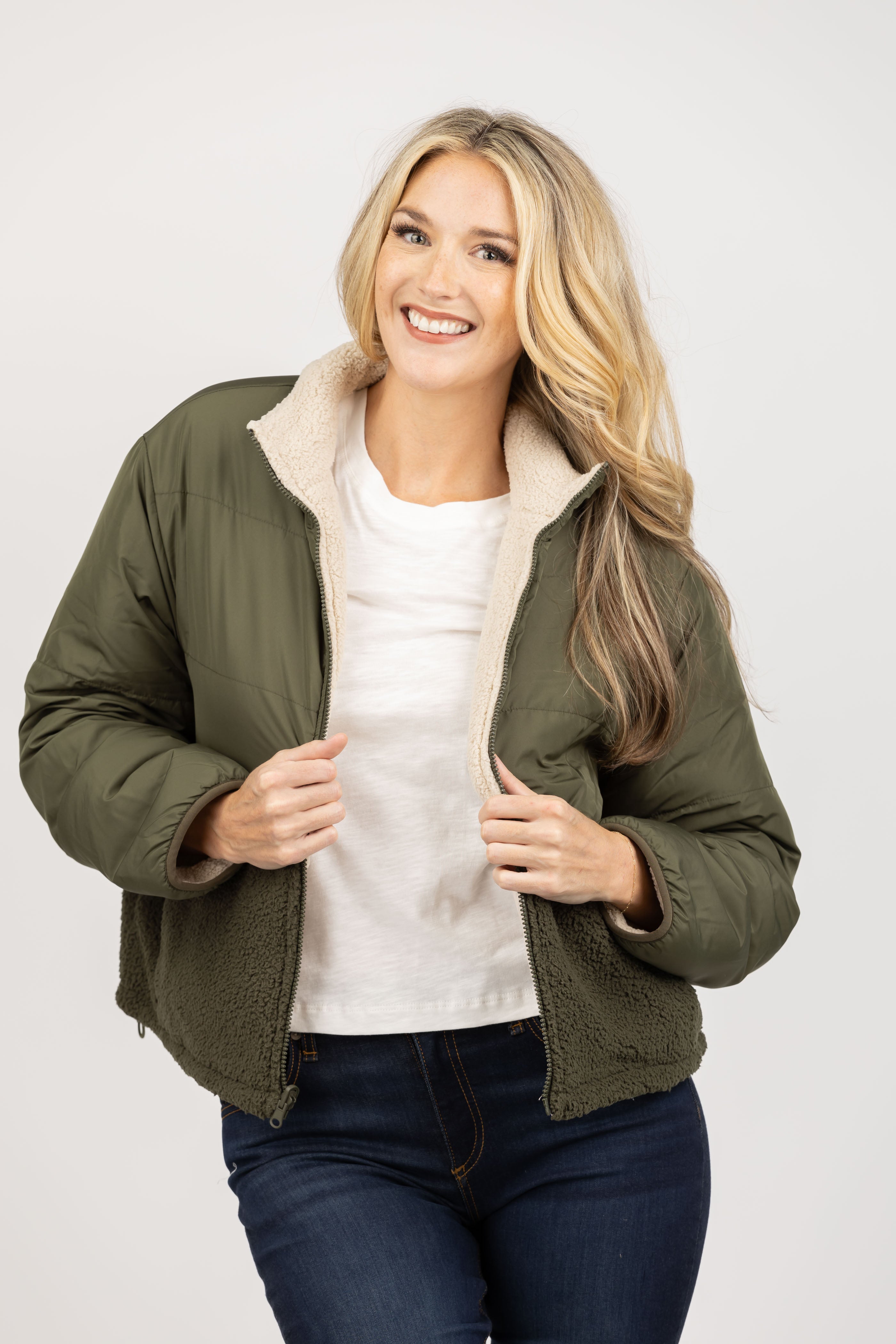 Velvet Tasha Jacket in Army