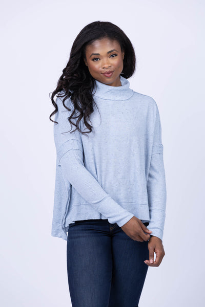 Dylan Whitney Pullover in Powder Blue
