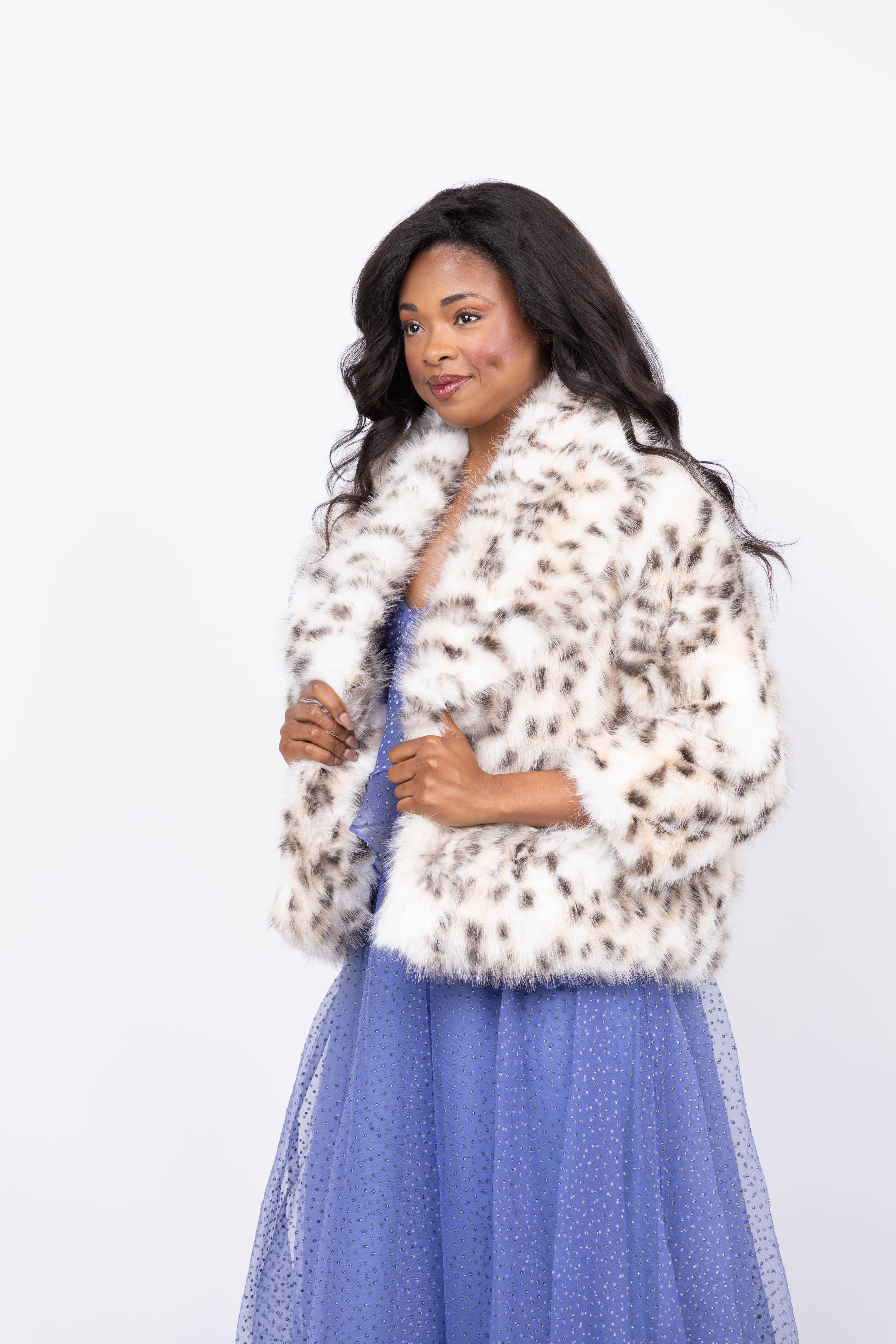 Love Token Aspen Jacket in Snow Leopard