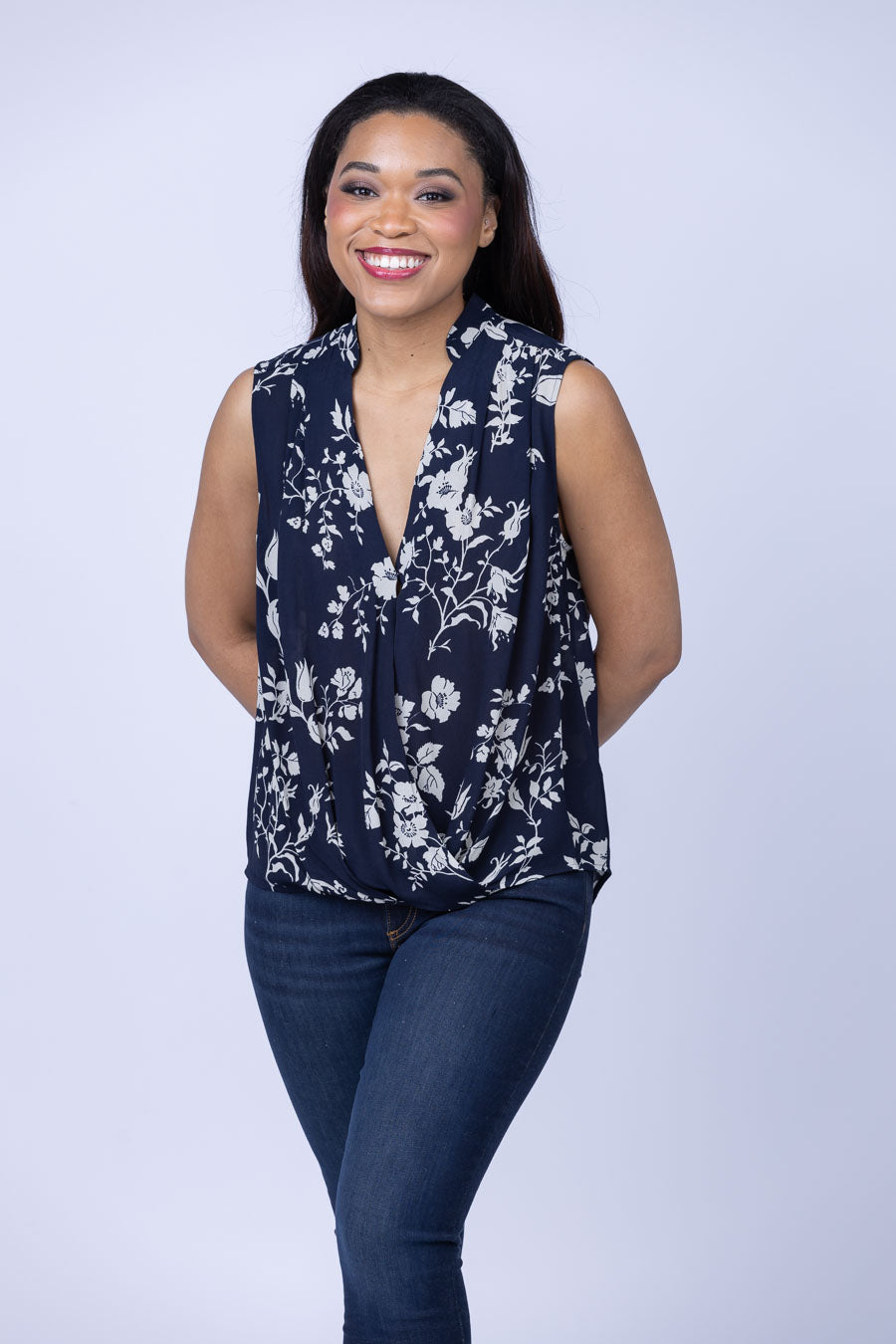 Rag Bone Meredith Top in Blue Multi