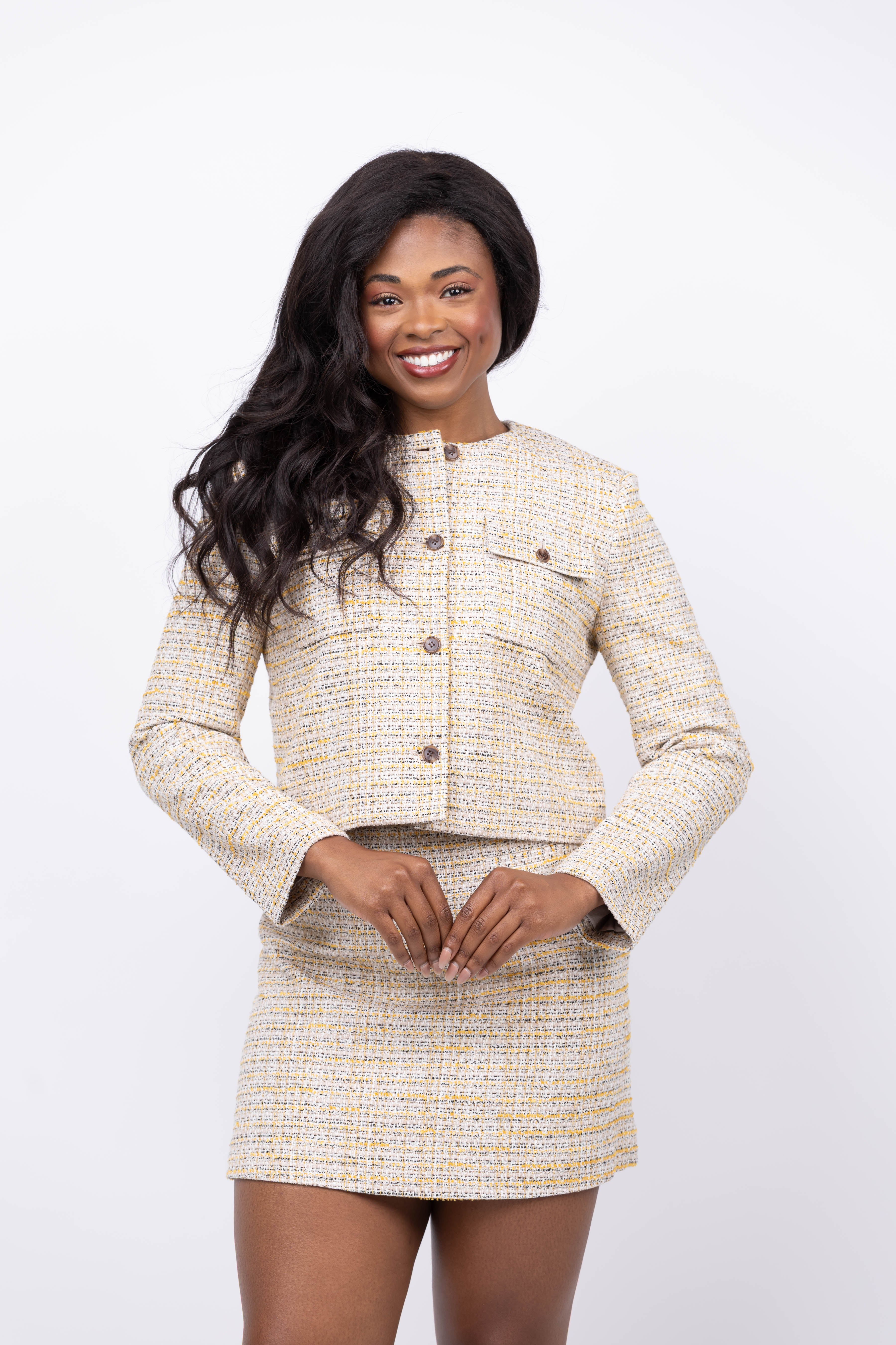 ジャケット・アウター andmary Twiggy tweed jacket set Twiggy tweed jacket set