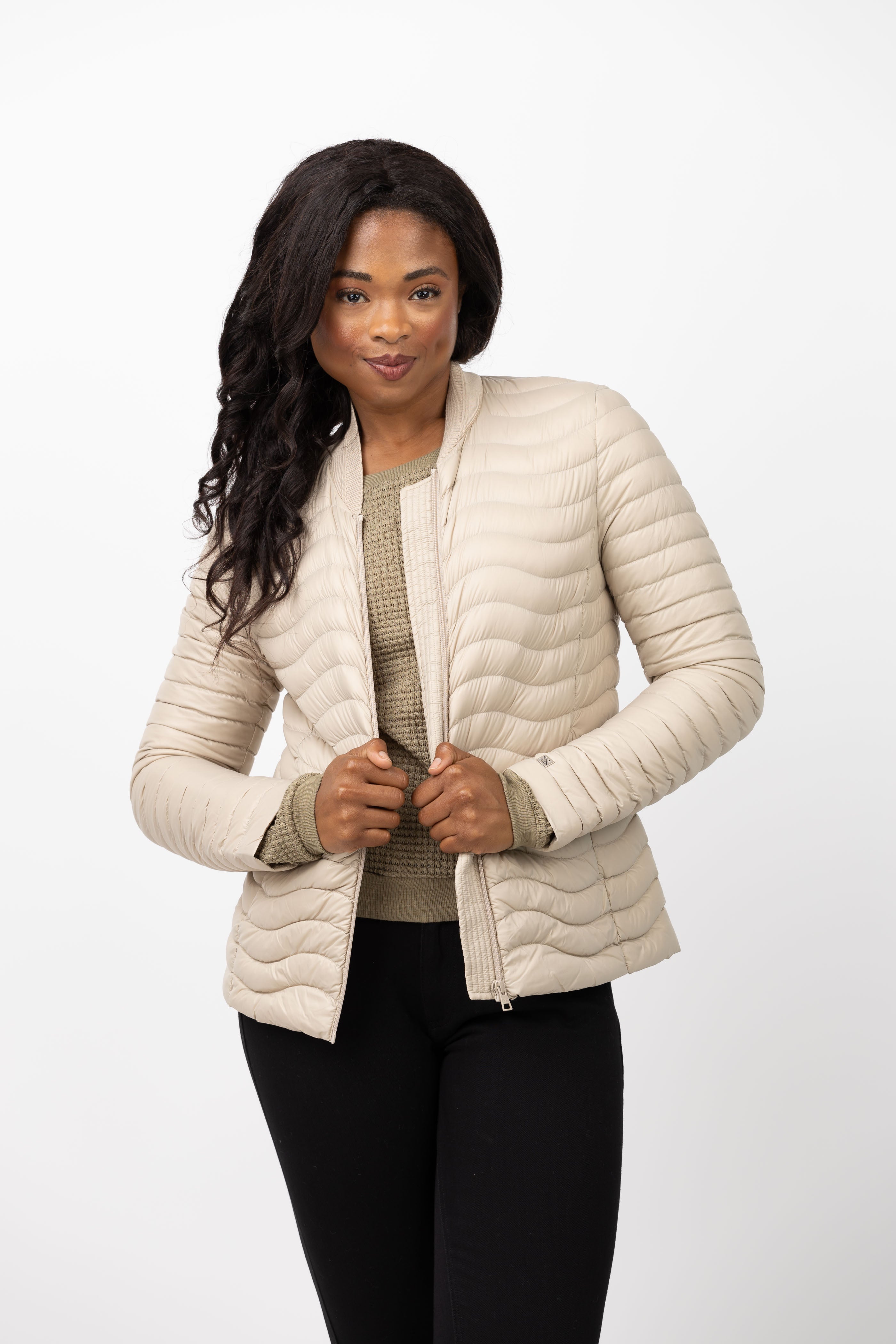 Slim down jacket online