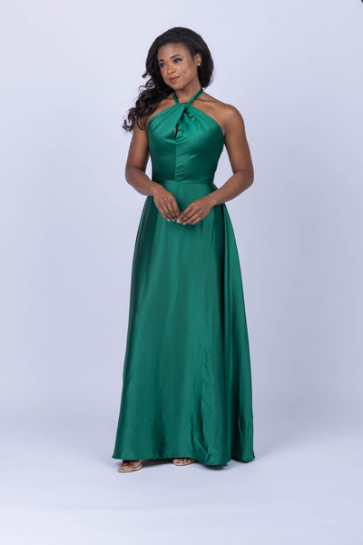 Amsale Dress in Emerald