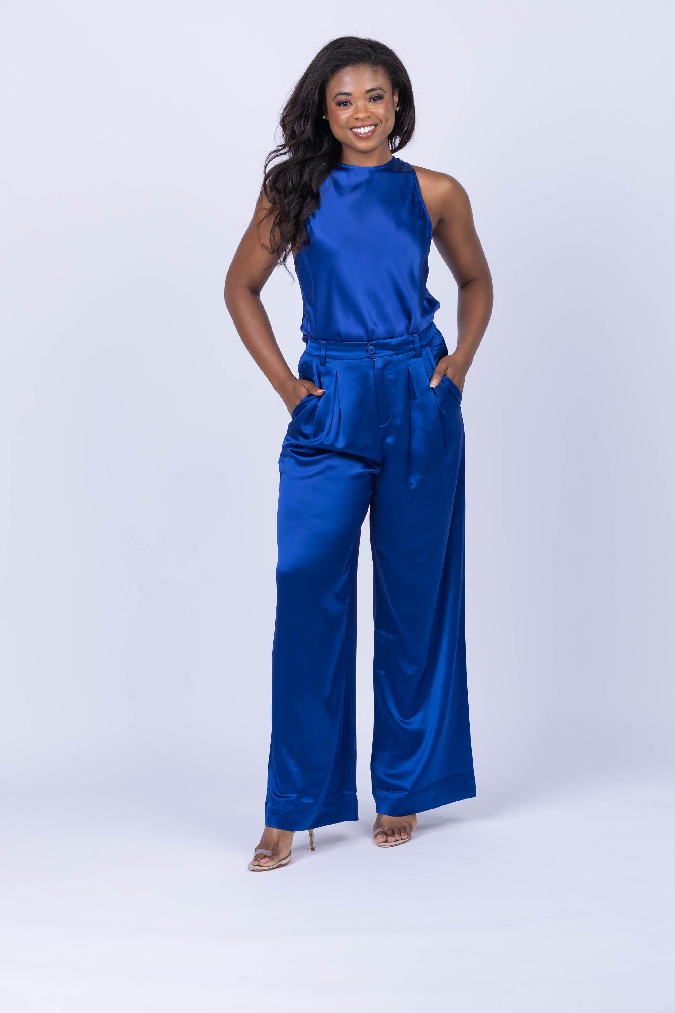 Cami NYC Davina Pant in Lapis CoatTails