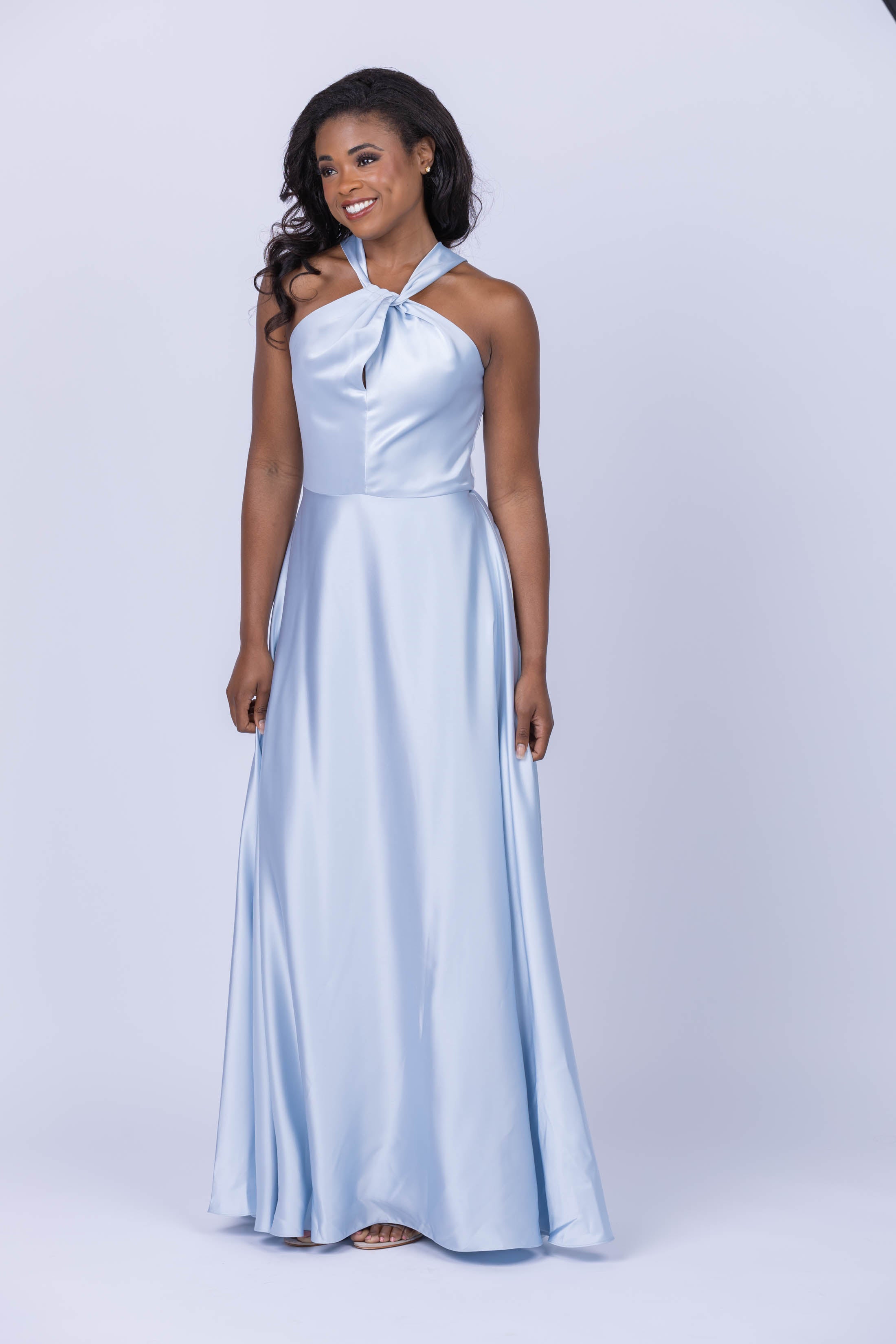 Amsale ice shop bridesmaid dress