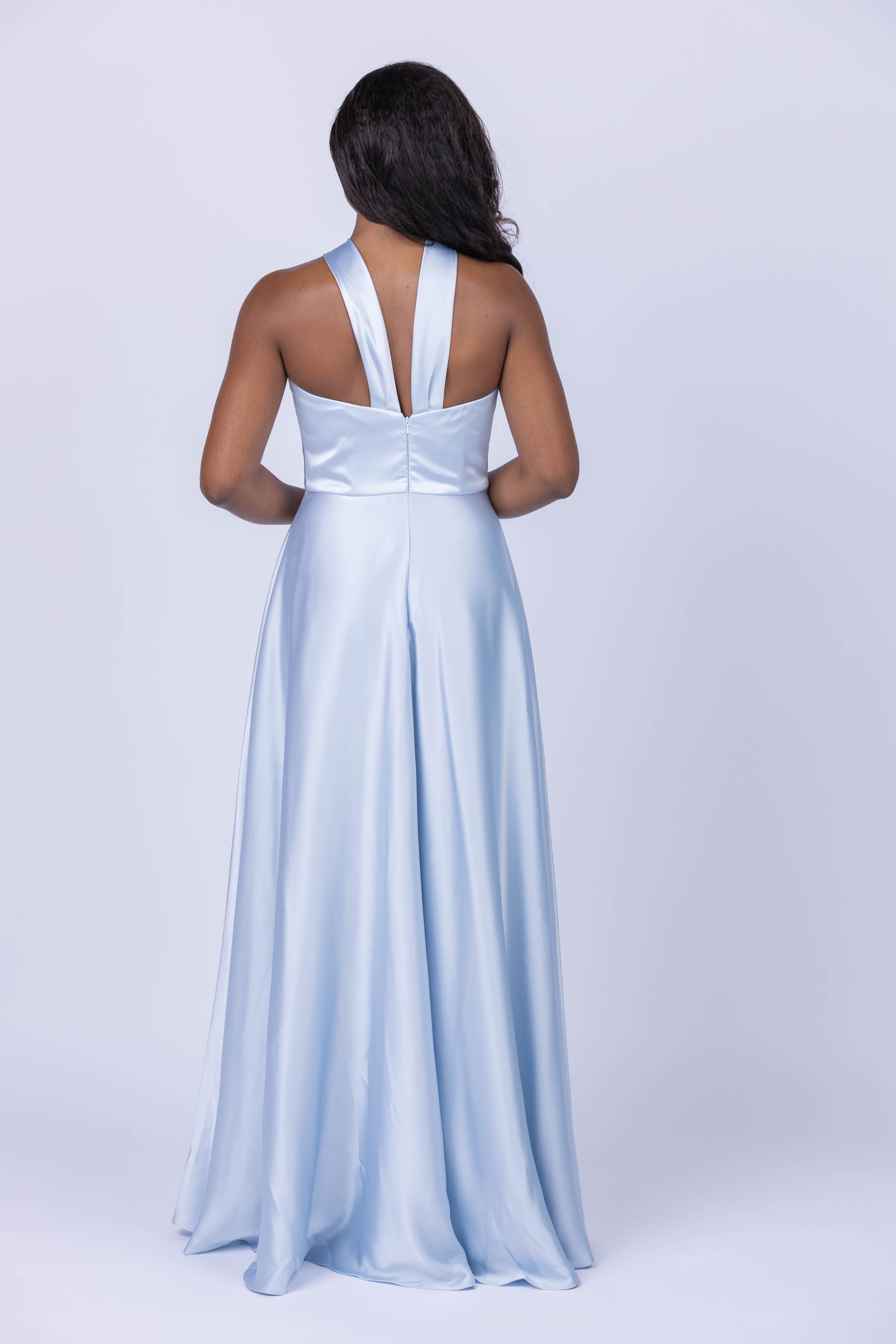 Amsale Dress in Ice CoatTails