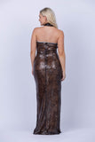 Halston Umbra Gown in Lace Sequin