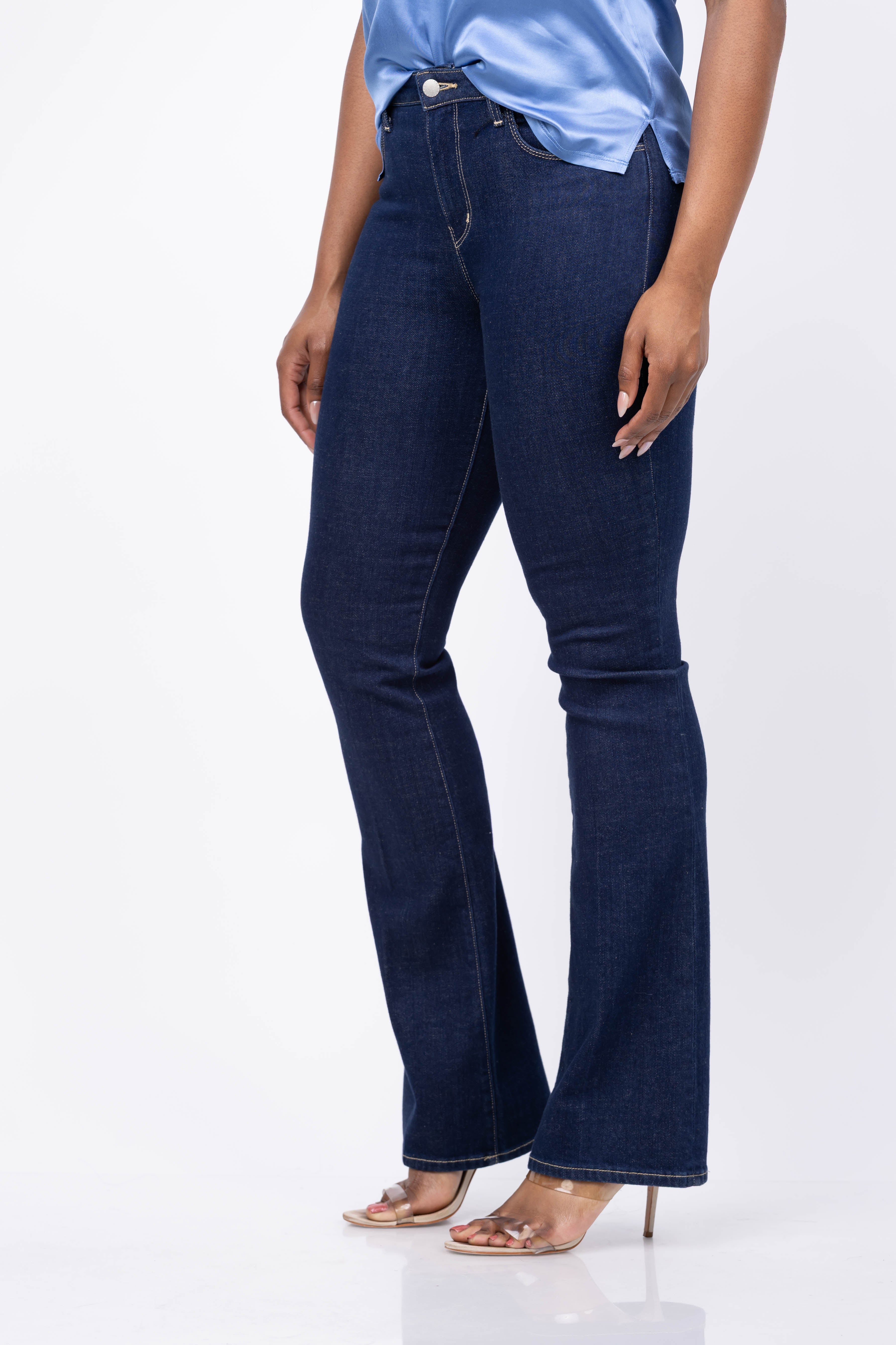 L'AGENCE Selma High Rise Sleek Baby Boot Jean in Koval