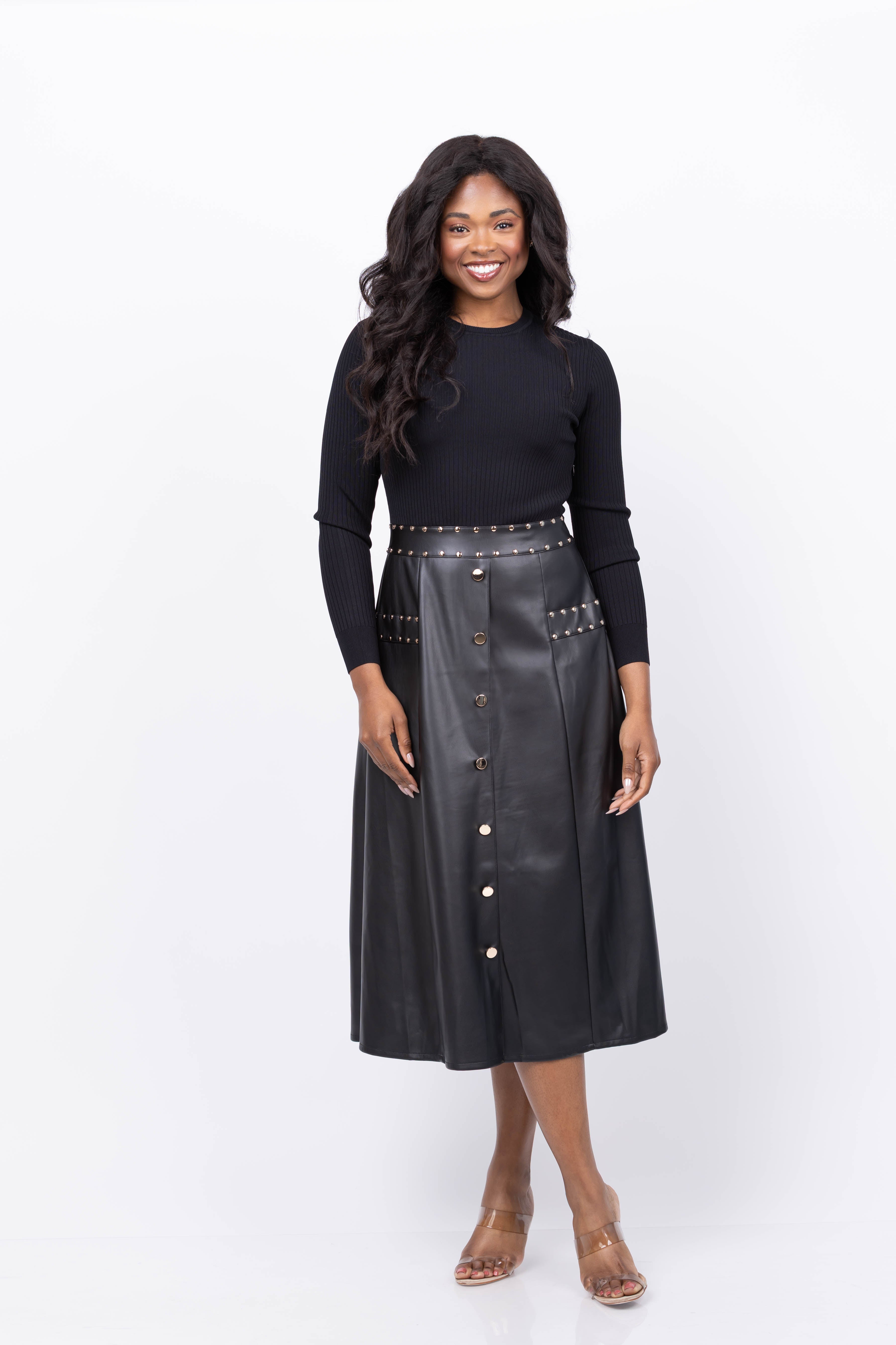 Shoshanna Cleo Dress in Jet