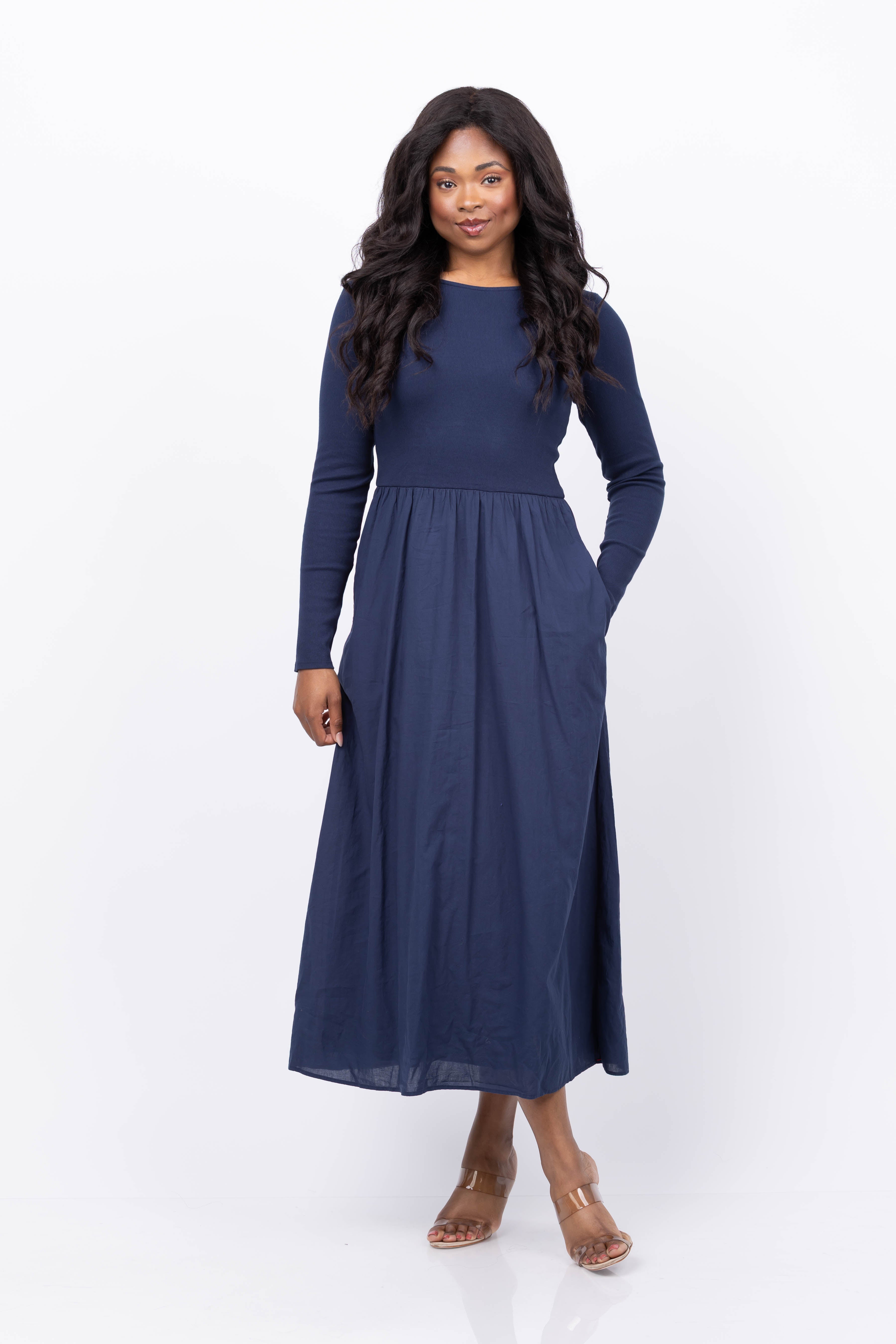 Xirena Zandra Dress In Navy | Formal Gowns & Casual Wear For Women Xirena Zandra Dress In Navy | Formal Gowns & Casual Wear For Women