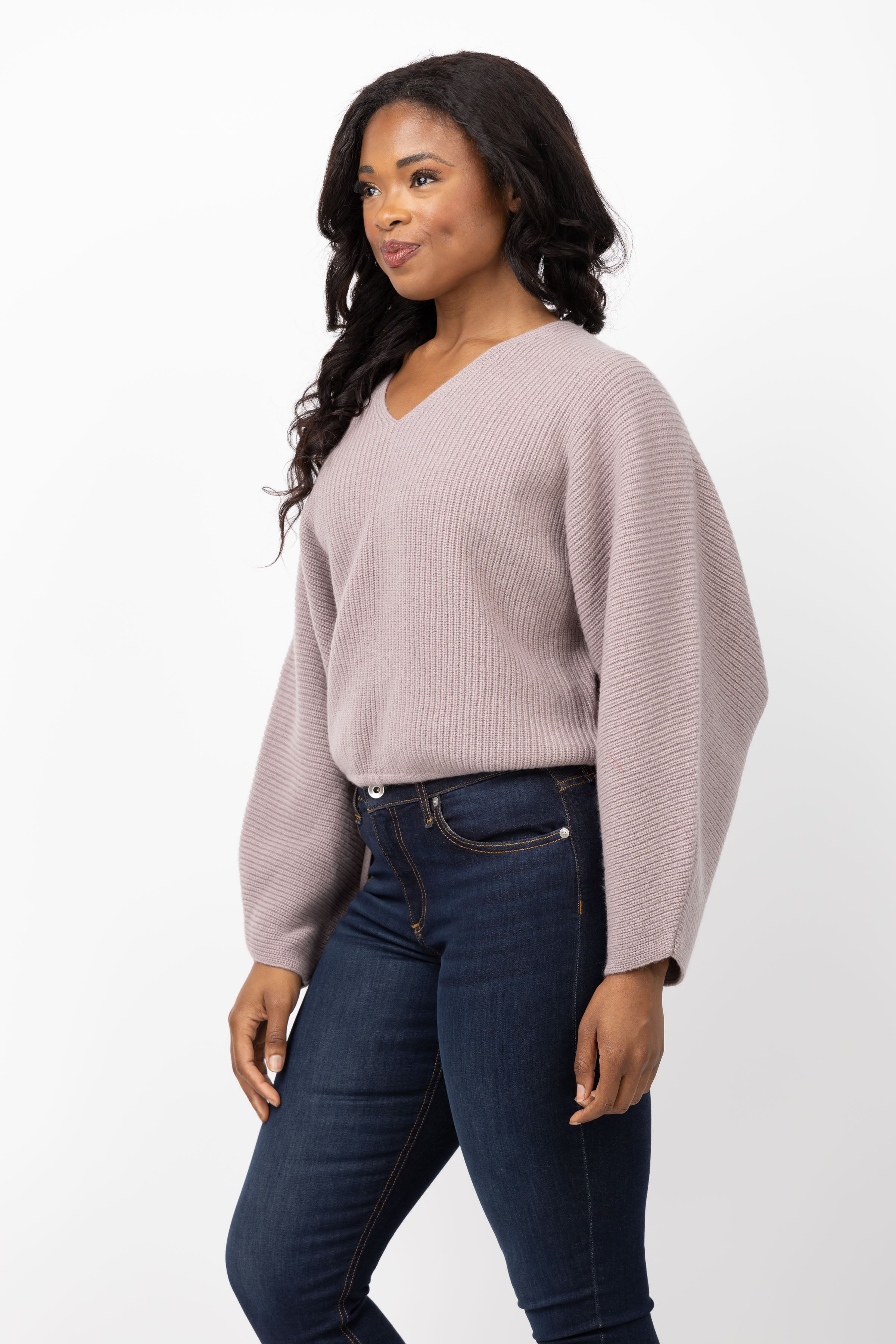 トップス W/Si/Ca 18G V Neck Knit LIDNM / Llife ONLINE STORE / W/Si/Ca 18G V Neck Knit