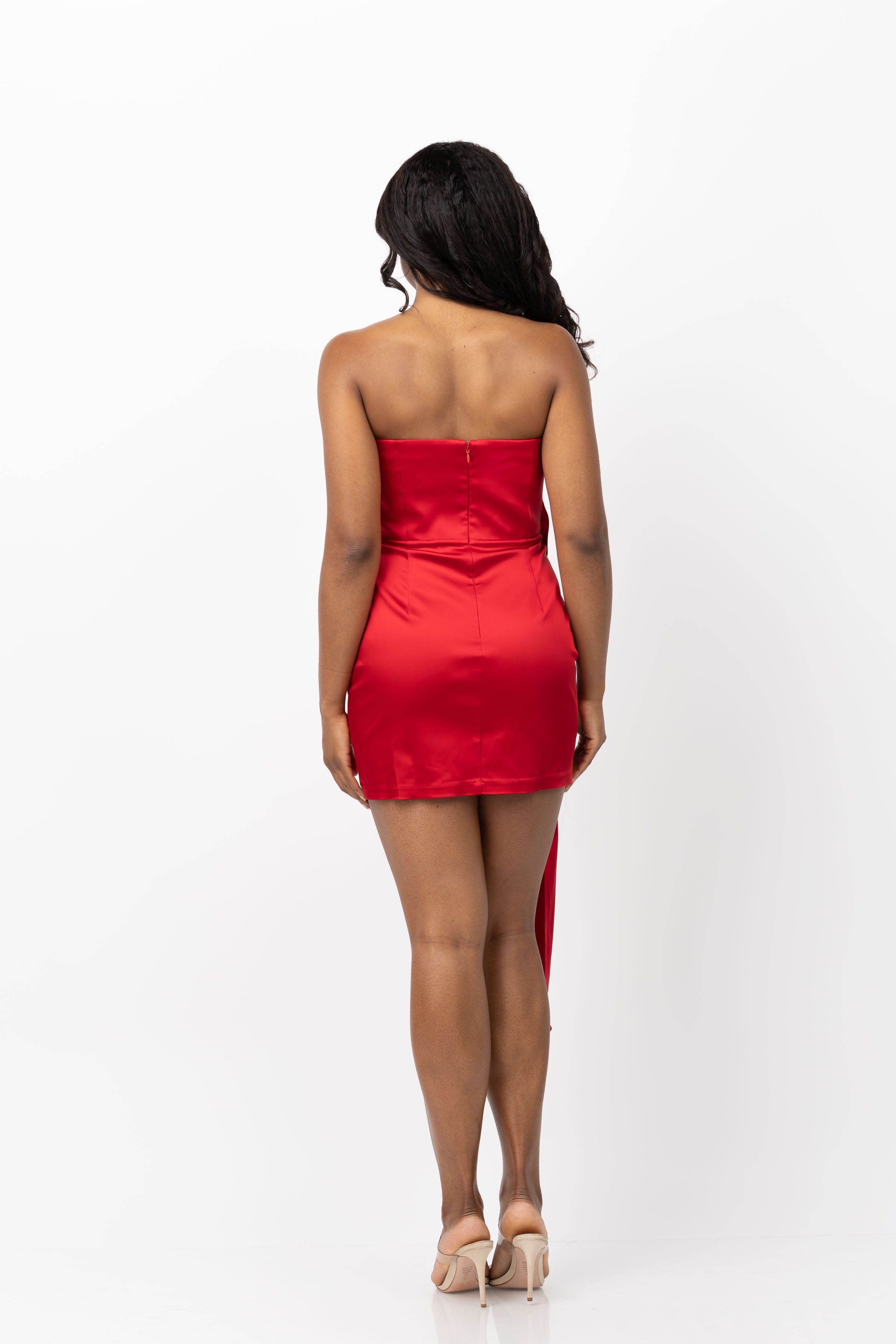 Amanda Uprichard Venice Dress in Ruby
