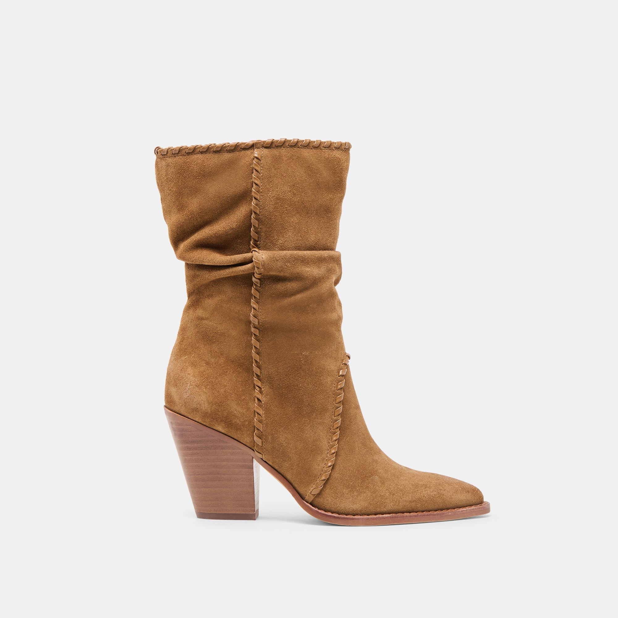 Dolce Vita Julith Boots in Light Brown Suede