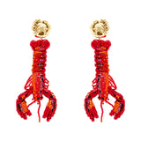 Mignonne Gavigan Lobster Drop Earring in Red
