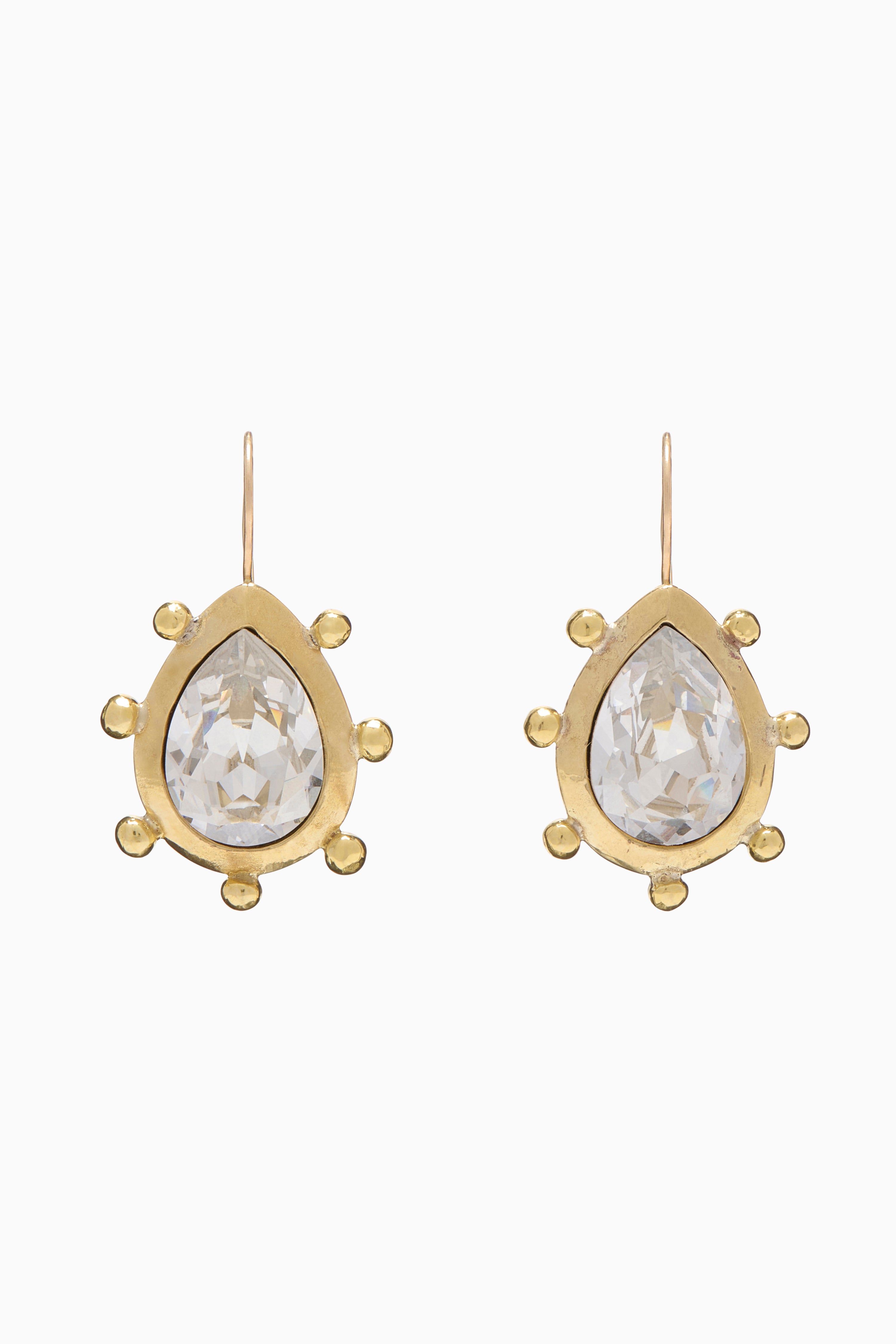 Ulla Johnson Luca Pearl Drop Earring in Pearl - Main Image