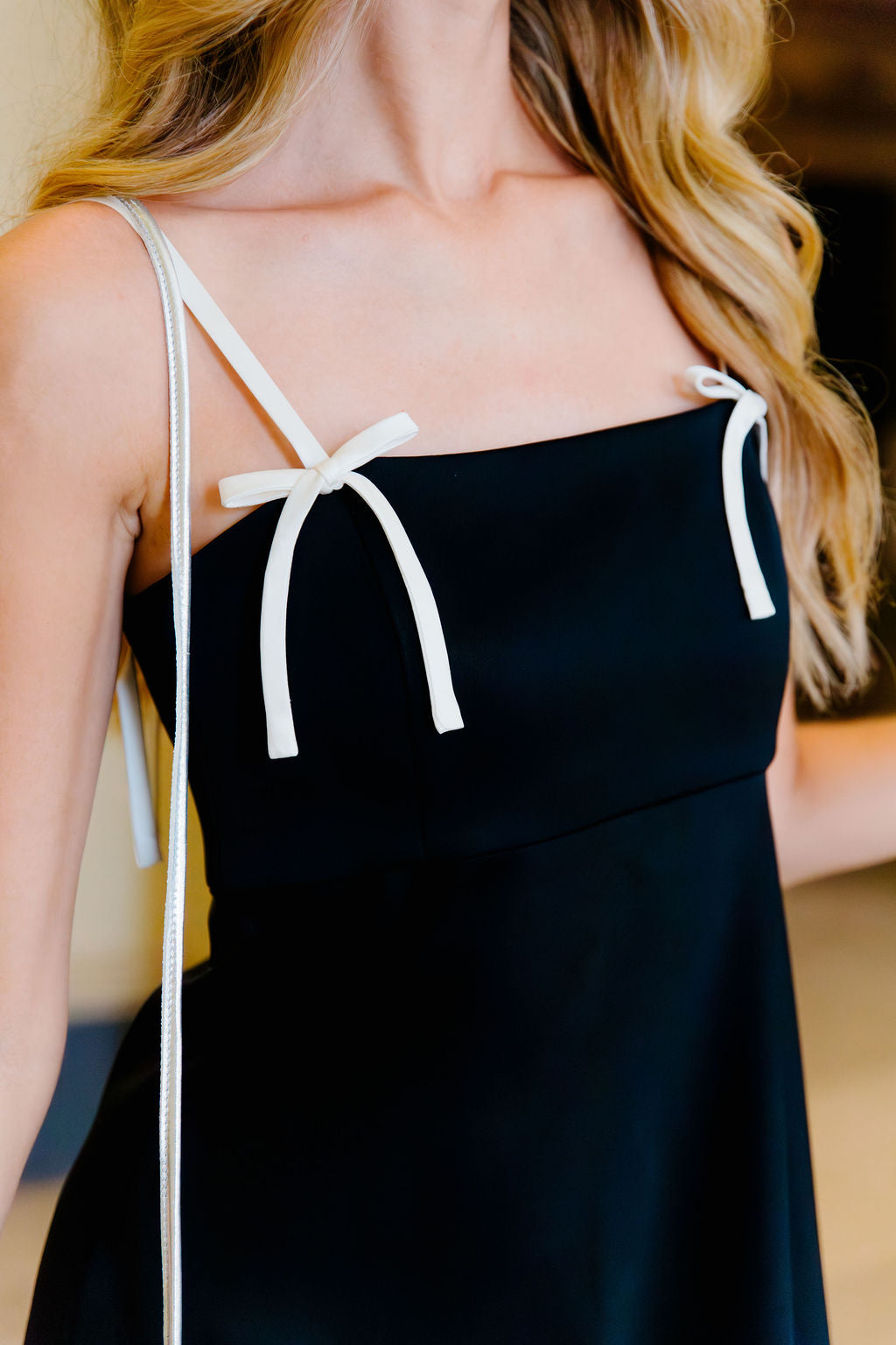 Alice + Olivia Morgan Babydoll Mini Dress in Black Alice + Olivia Morgan Babydoll Mini Dress in Black