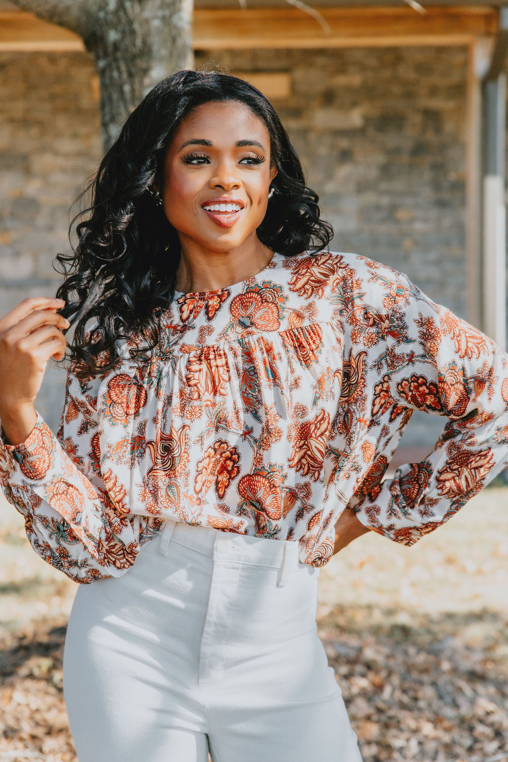 Ulla Johnson Esen Blouse in Freesia