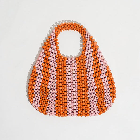 Aranaz Luha Bag in Pink Orange CoatTails