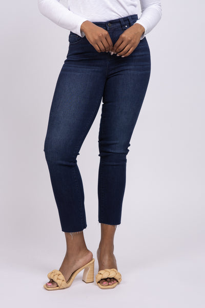 Nic+Zoe Nz 28" Mid Rise Straight Ankle Jeans In Twilight