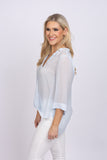 Maven West Crossover Top in Ice Blue