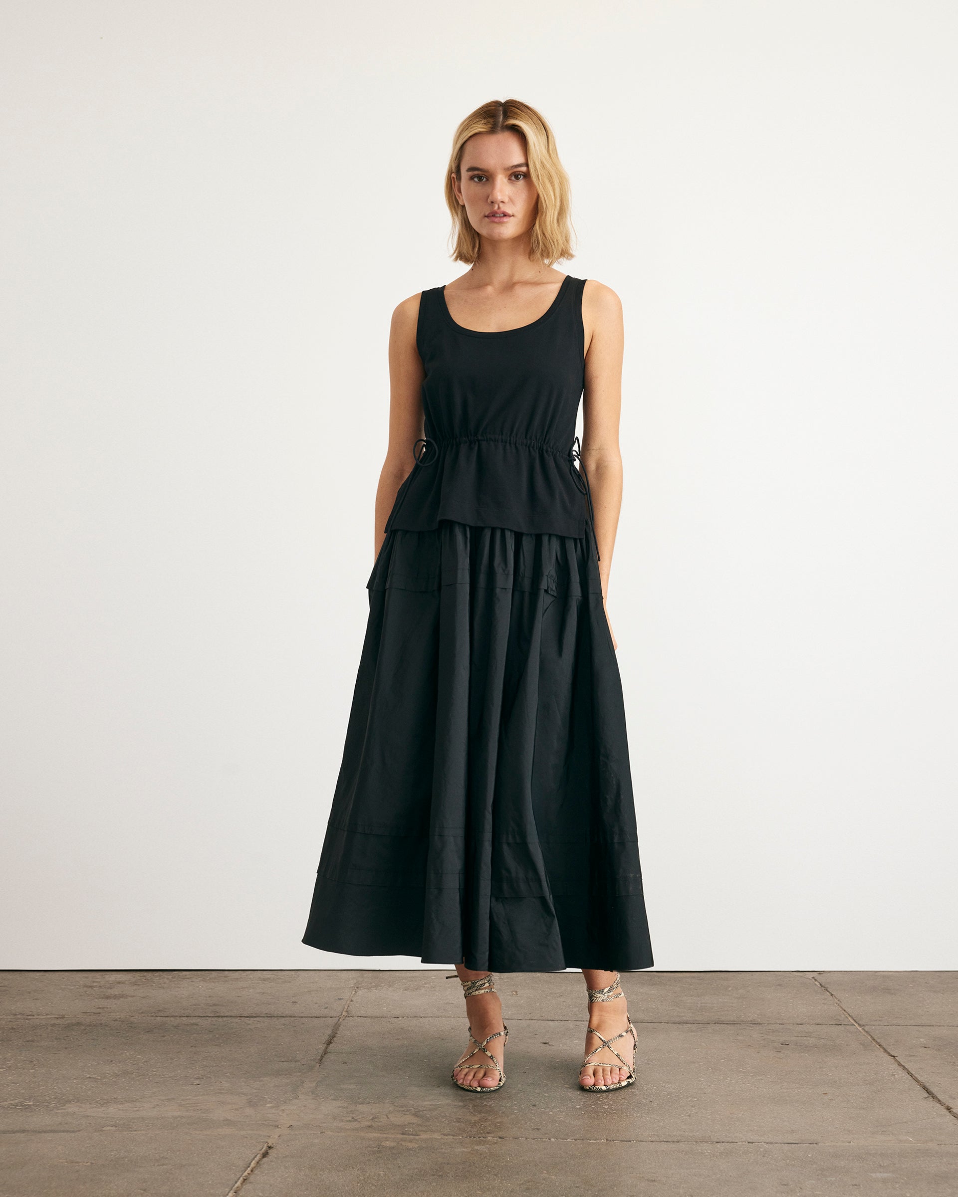 tanya taylor dresses Tanya Taylor | Monica Dress | Black Midi Dress