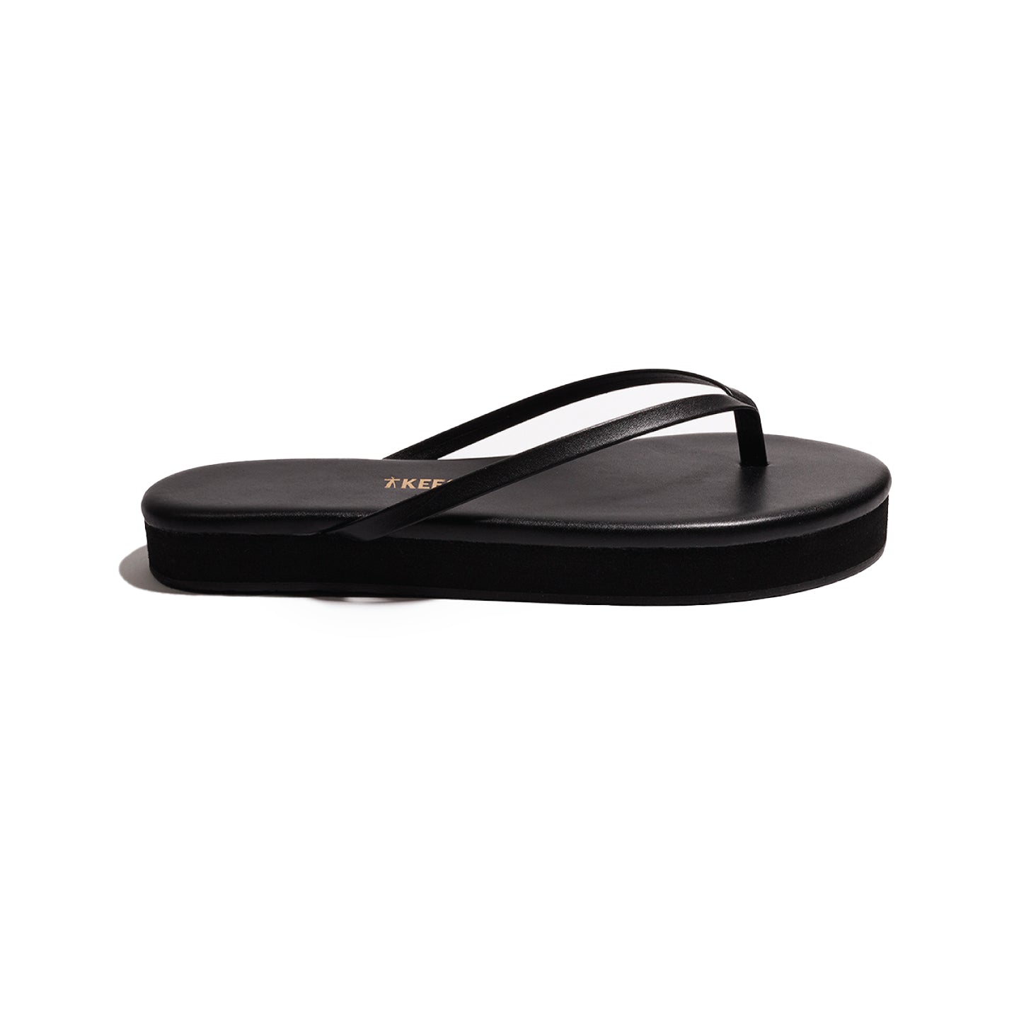 TKEES Platform Lily Flip Flops in Sable