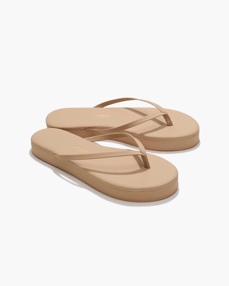 TKEES Platform Lily Sandals in Sunkissed