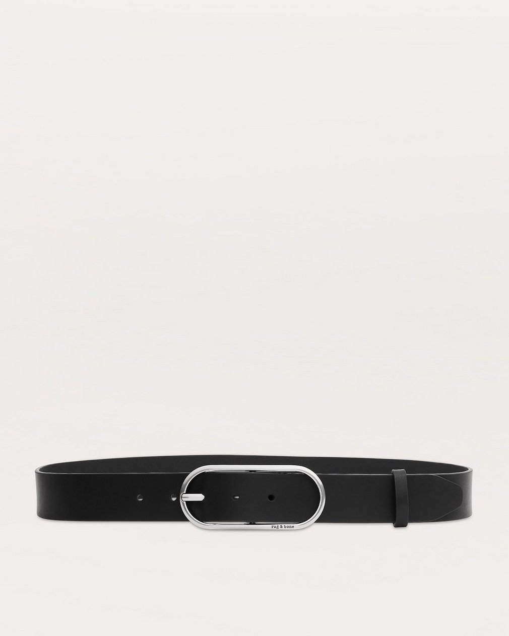 Rag & Bone Rounded Rebound Belt in Black display picture 2