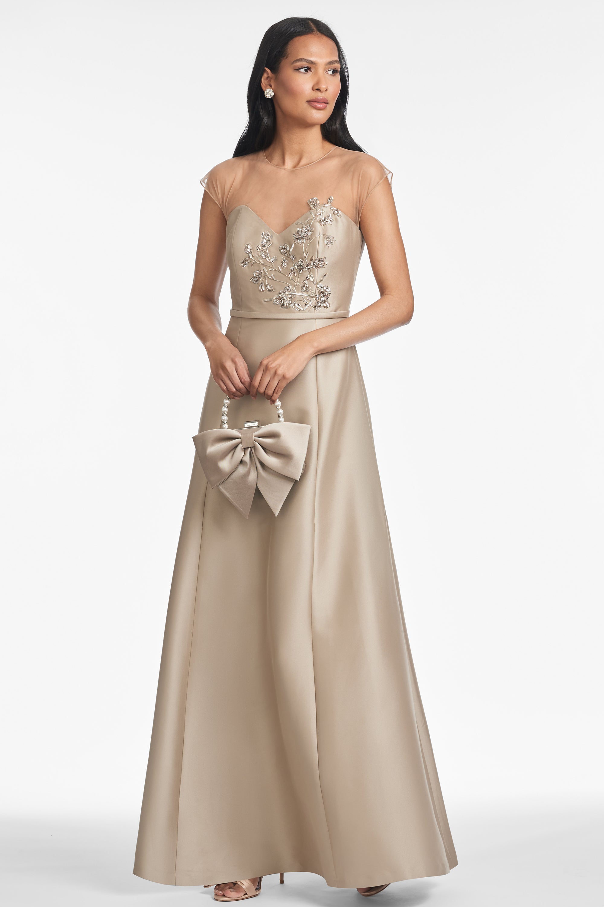 Sachin & Babi Betsy Gown - Pewter - Size 4