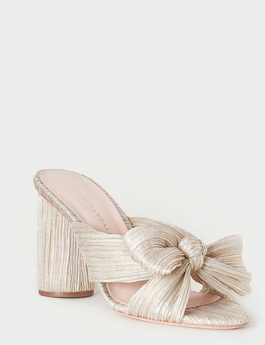 Loeffler randall penny knot 2025 mule
