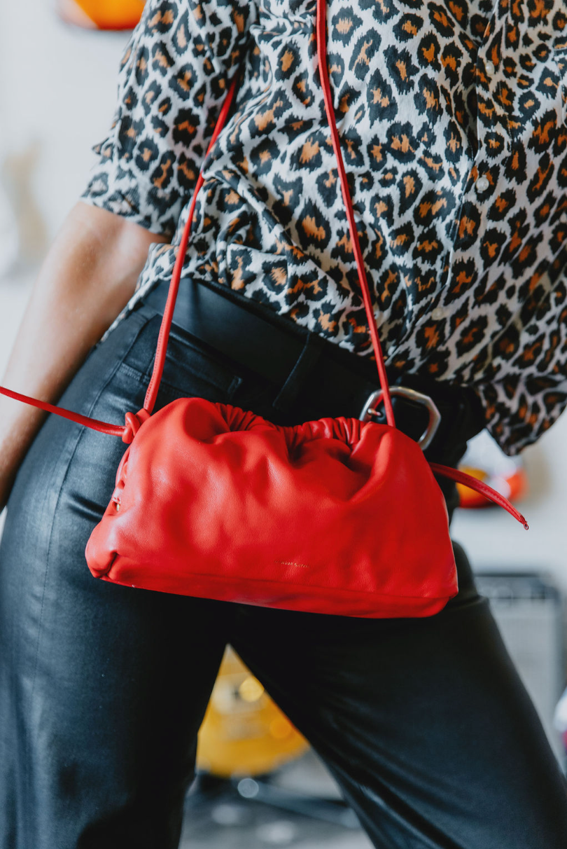 Mansur Gavriel Circle Bag Blush Blair Cuddle Peter Rabbit Hand