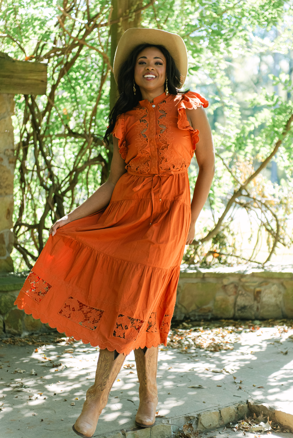 Love The Label Romy Dress in Cinnamon Love The Label Romy Dress in Cinnamon