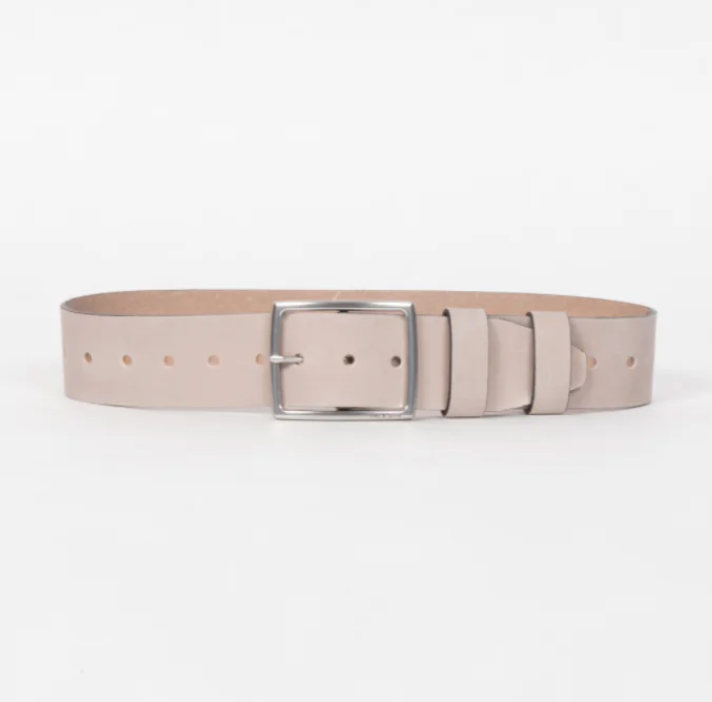 Rag & Bone Jumbo Boyfriend Nubuck Belt in Pelican display picture 1