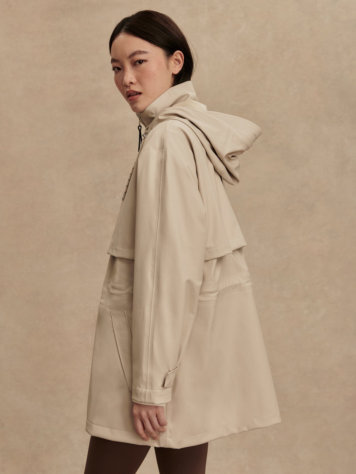 Varley Alyssa Rain Jacket in Silver Lining