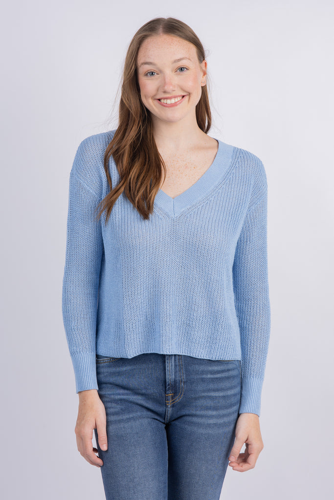 Nic+Zoe Shorty V Sweater in Zephyr – CoatTails