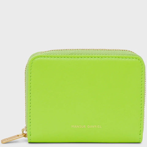 Mansur Gavriel Women's Compact Zip Case - White - Wallets