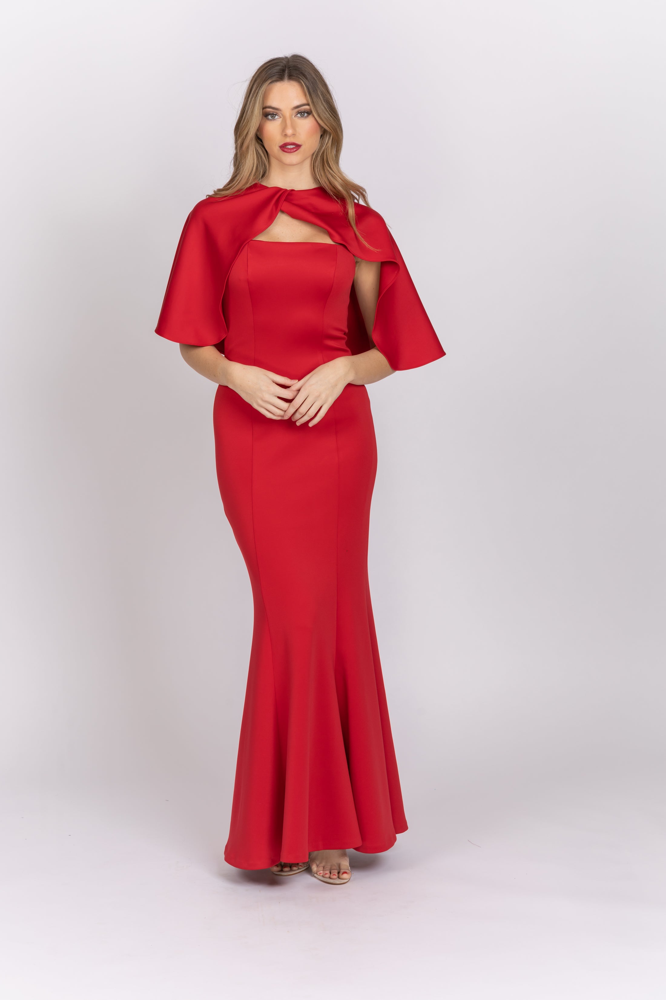 Black Halo Cristanta Gown In Molten