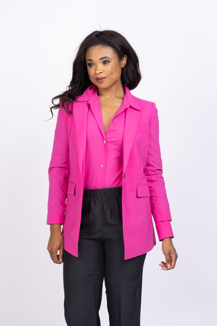 Theory on sale pink blazer