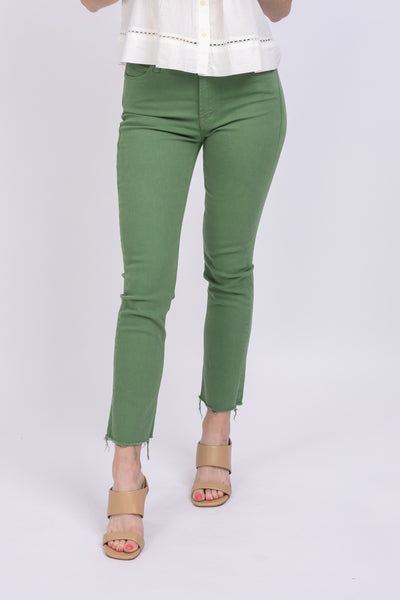 Mother The Dazzler Mid-Rise Ankle Skinny Jeans Juniper