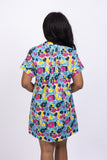 DVF Fiona floral-print mini dress