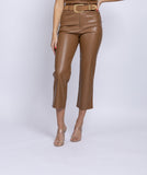 Cami Hanie Vegan Leather Pant in Carmel