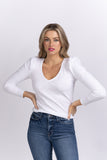 Nation Saige Top in Optic White