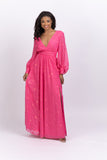 One33 Social The Kathy Maxi Gown Pink