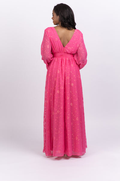 One33 Social The Kathy Maxi Gown Pink